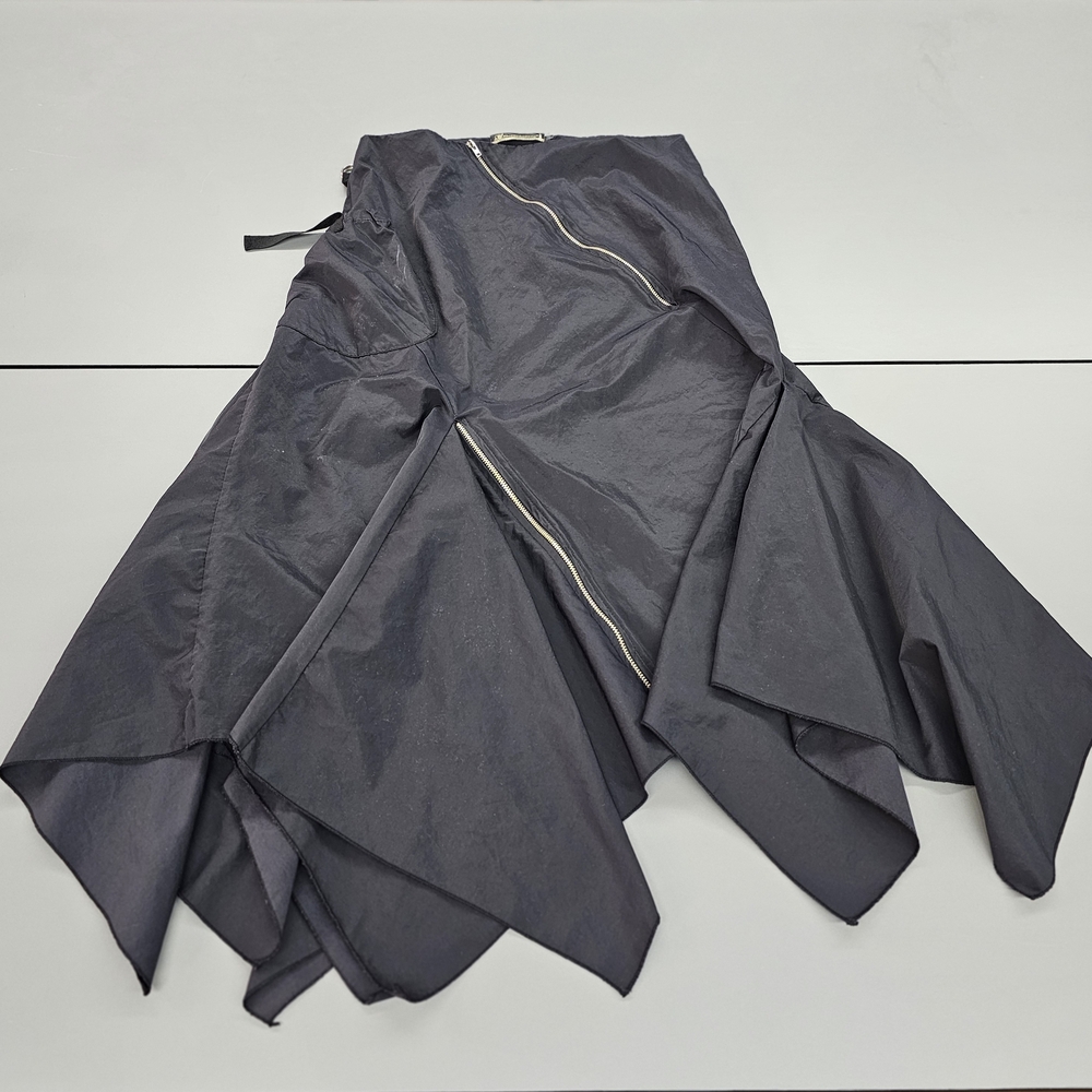 Rinascimento Charcoal Asymmetrical Skirt